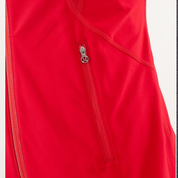 RARE Lululemon Women’s Run Track Time Jacket in Red Currant Size 6 - Picture 8 of 16